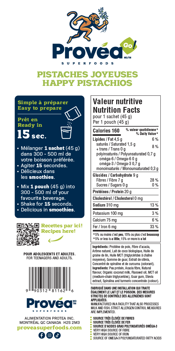 Provea - Pistaches 45g
